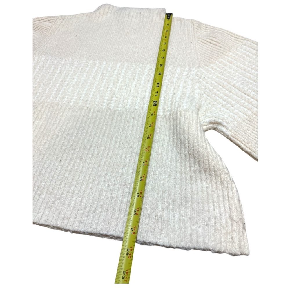 French Connection Vhori Mock Neck Sweater In Oatmeal Mel Women’s Size Medium - Picture 9 of 12